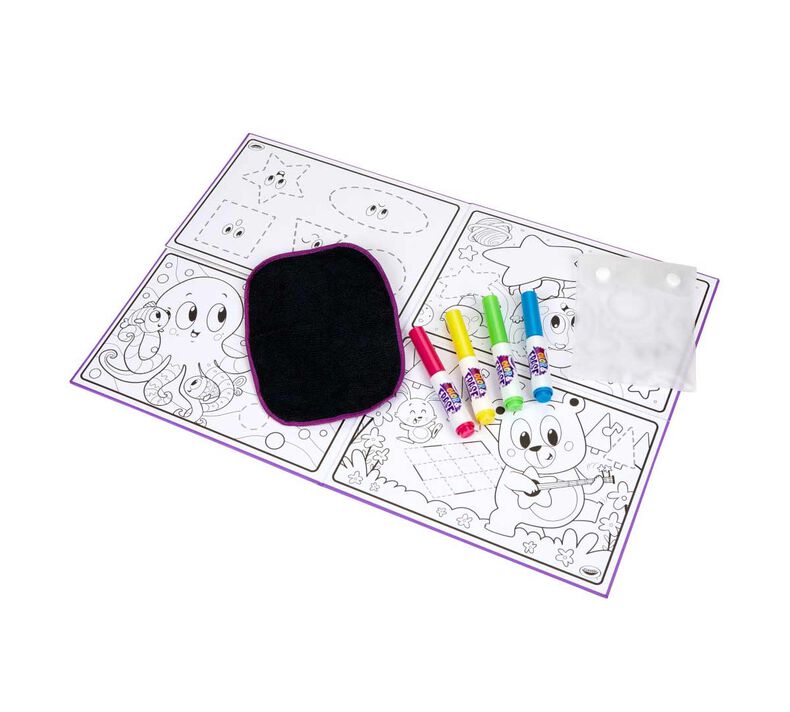 Color & Erase Activity Board for Toddlers, Crayola.com