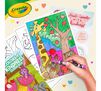 Colors of Kindness Coloring Book, 96 pages. Hand coloring in giraffe eating apples.