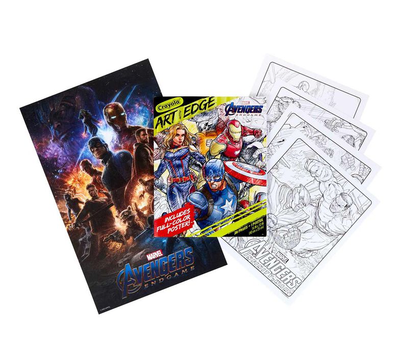 Art with Edge Marvel Avengers Infinity War & Endgame Coloring Book