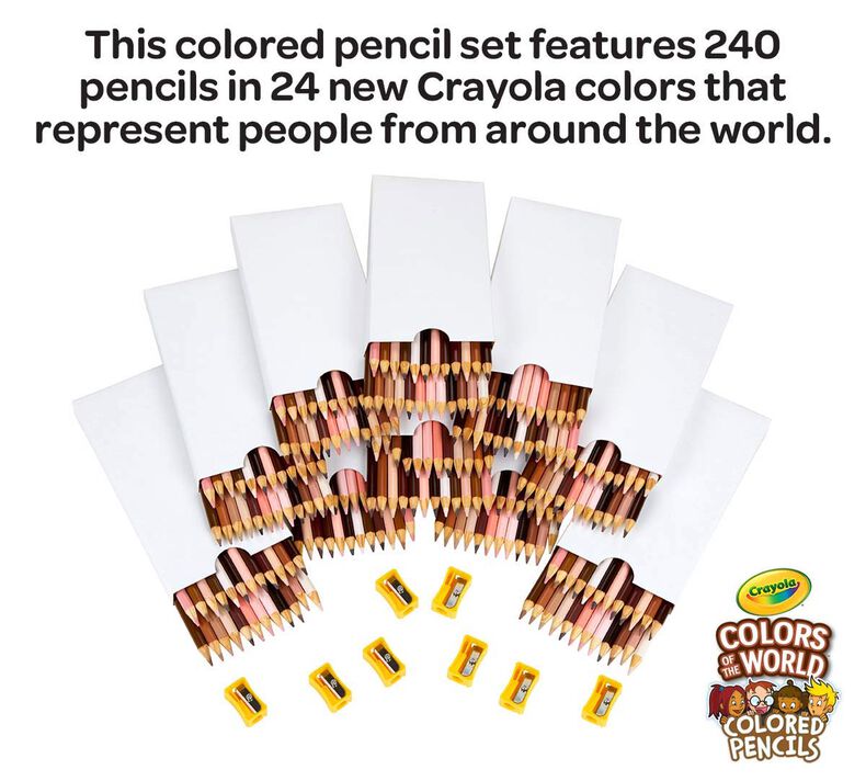 Skin-Toned Colored Pencils 24 Set