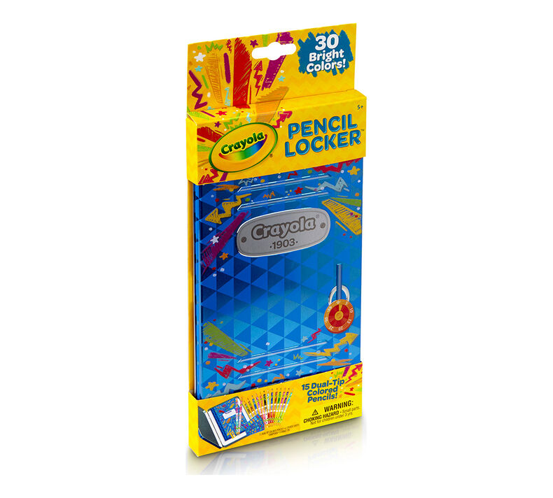 Colored Pencils Tin Locker