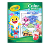 Baby Shark Color and Sticker Book Front View