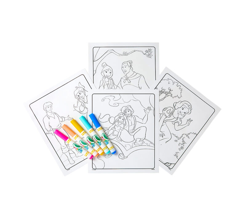 Color Wonder Mess Free Princess Coloring Pages & Markers
