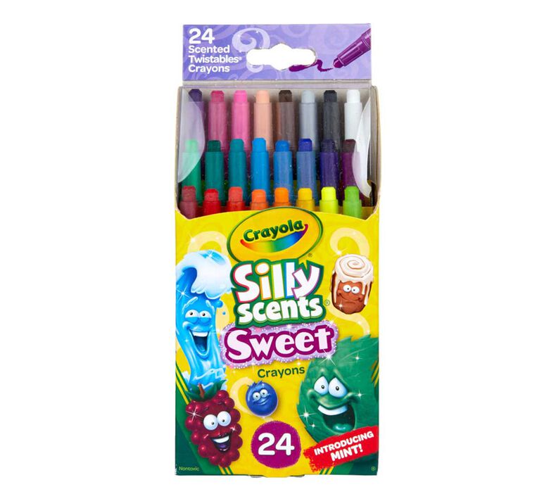 Silly Scents Mini Twistables Scented Crayons, 24 Per Pack, 3 Packs, 1 -  Smith's Food and Drug