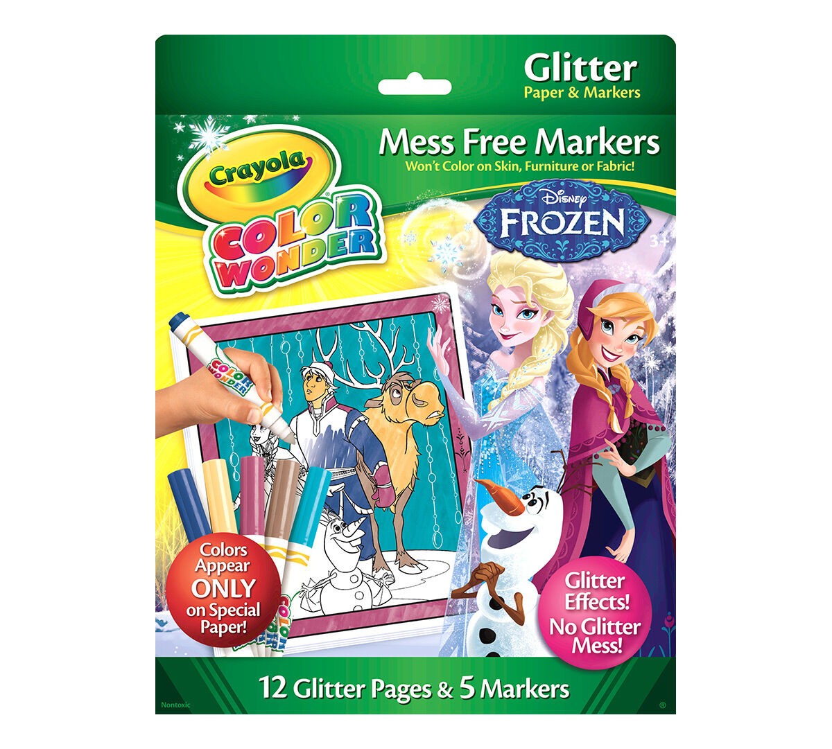 Crayola Color Wonder Disney Fairies Glitter Paint Set by Crayola ...