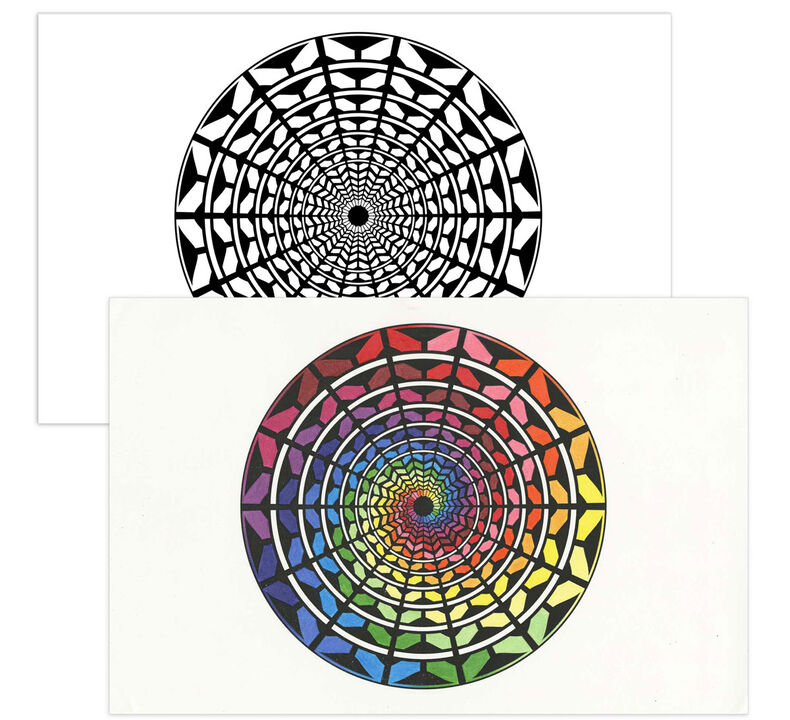 Color Escapes Adult Coloring Kit, Kaleidoscopes