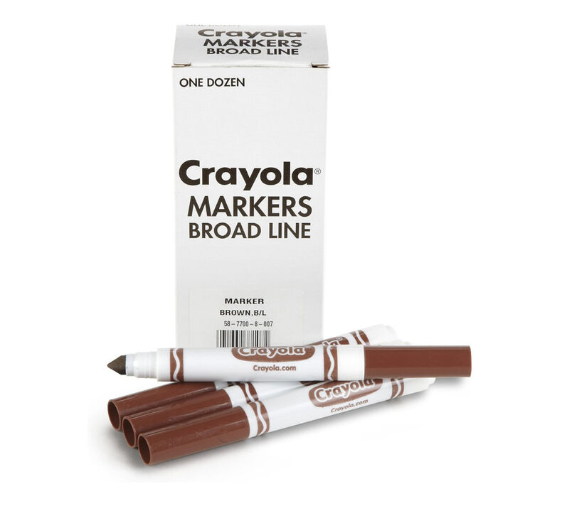 Brown in Bulk, 12 Count | Crayola.com |