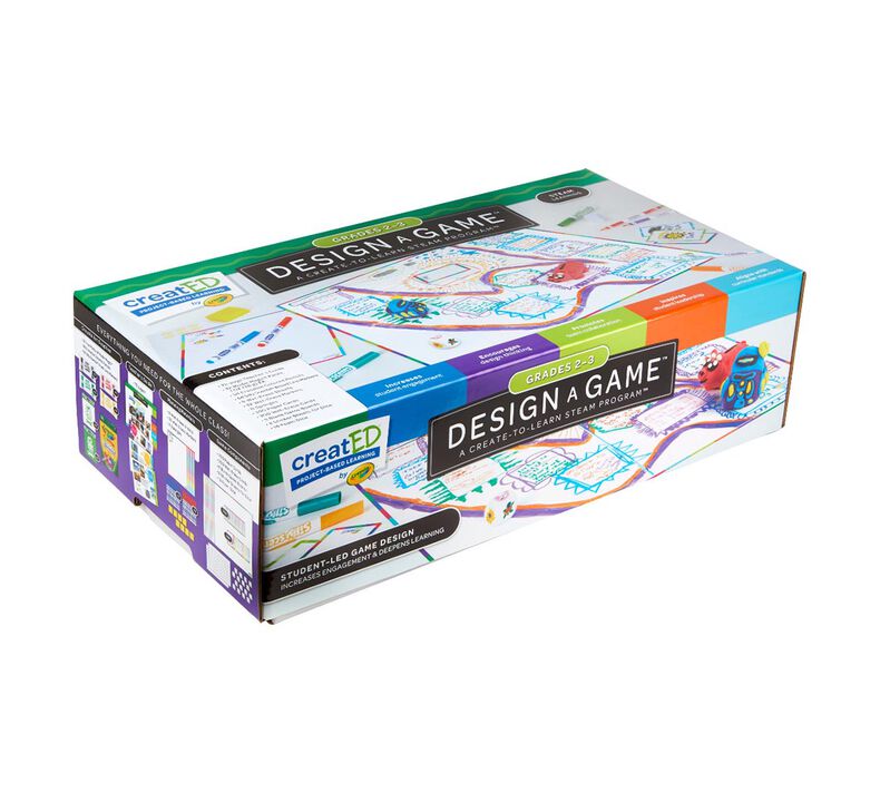 creatED® STEAM Design-a-Game for Classrooms for Grades 2-3