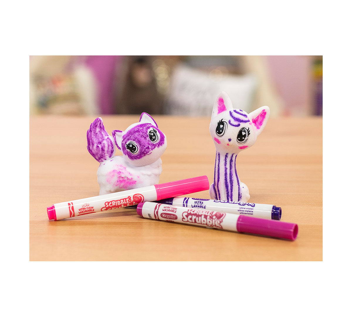 scribble scrubbie pets 2 count toy cats crayola com crayola