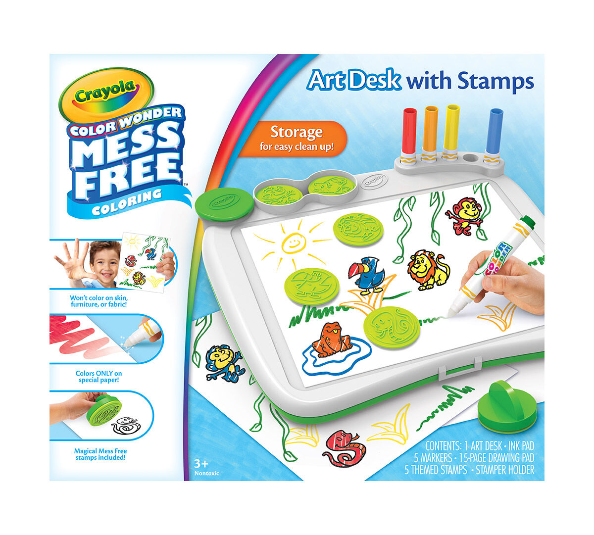 Color Wonder Mess Free Art Desk With Stamper Crayola Color Wonder Mess Free Art Desk With Stamper