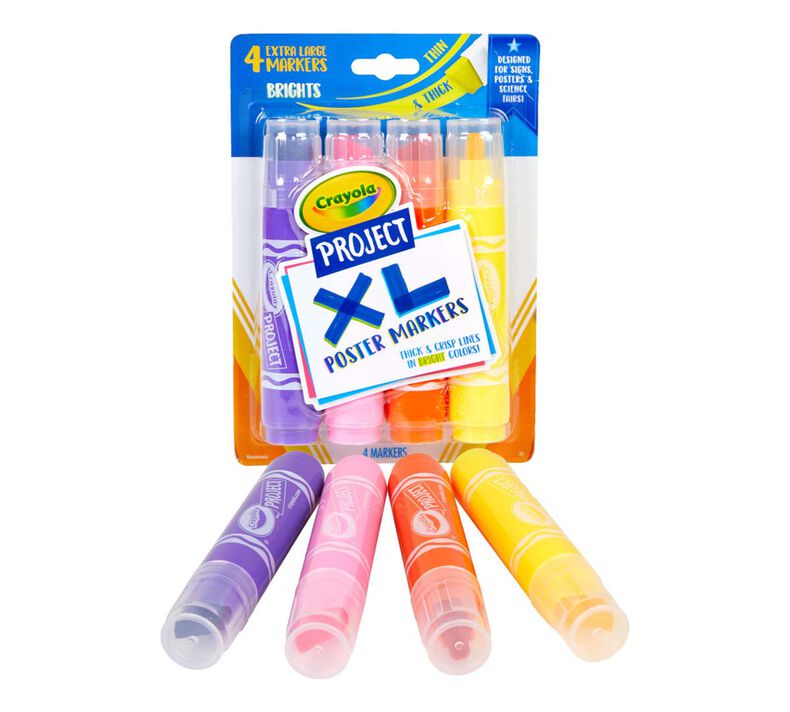 XL 4 Count Bright Colors | | Crayola