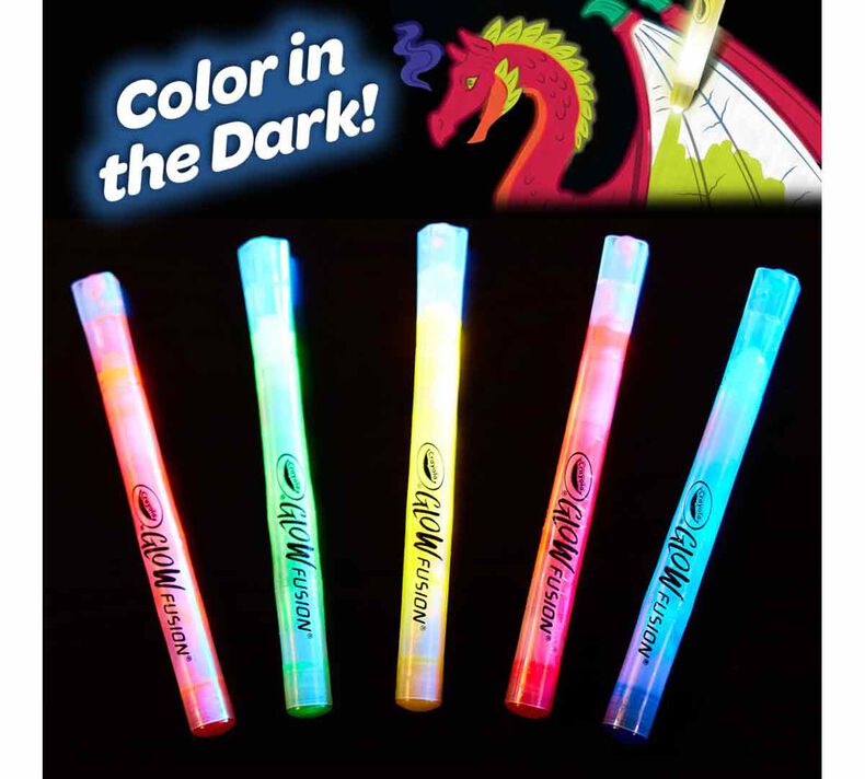 Mythical Creatures Glow in the Dark Coloring, Crayola.com