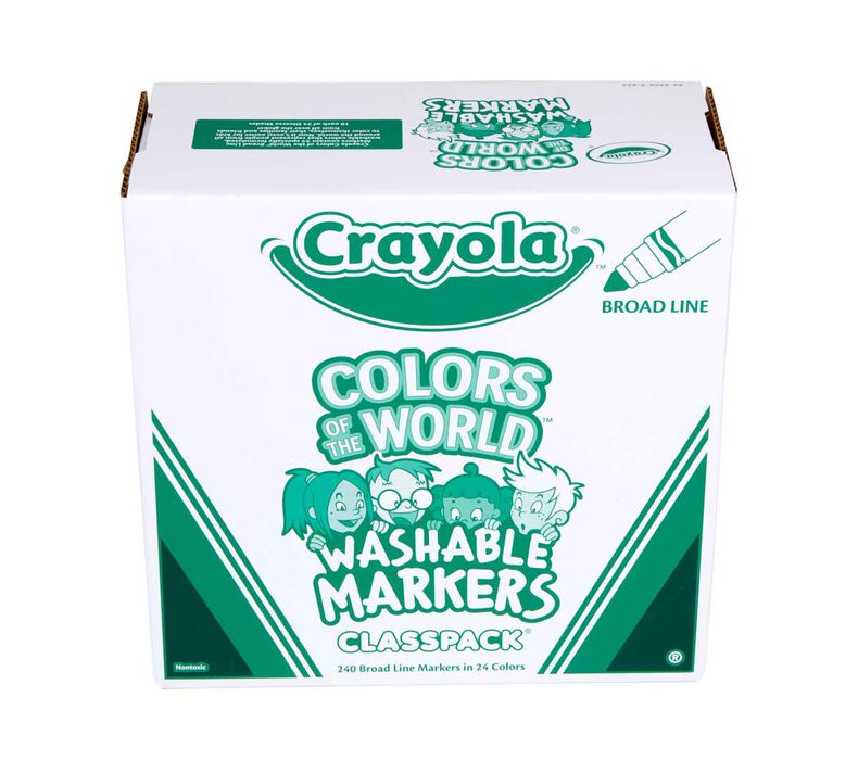 Crayola: Colors of the World Markers (10-pack)
