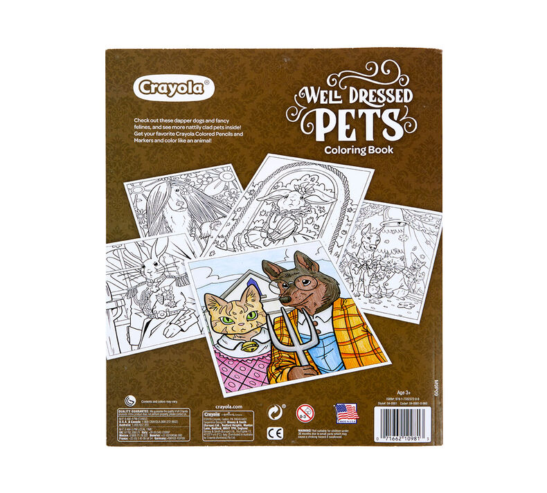 Well Dressed Pets Coloring Book
