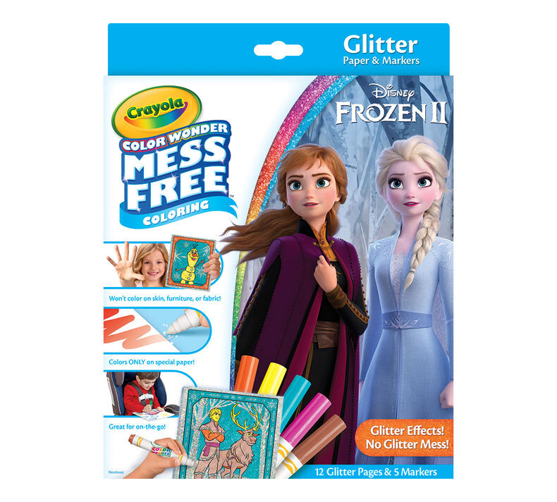 Color Wonder Mess Free Frozen 2 Glitter Effects Set