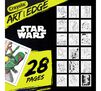 Art with Edge Star Wars Coloring Book 28 pages.