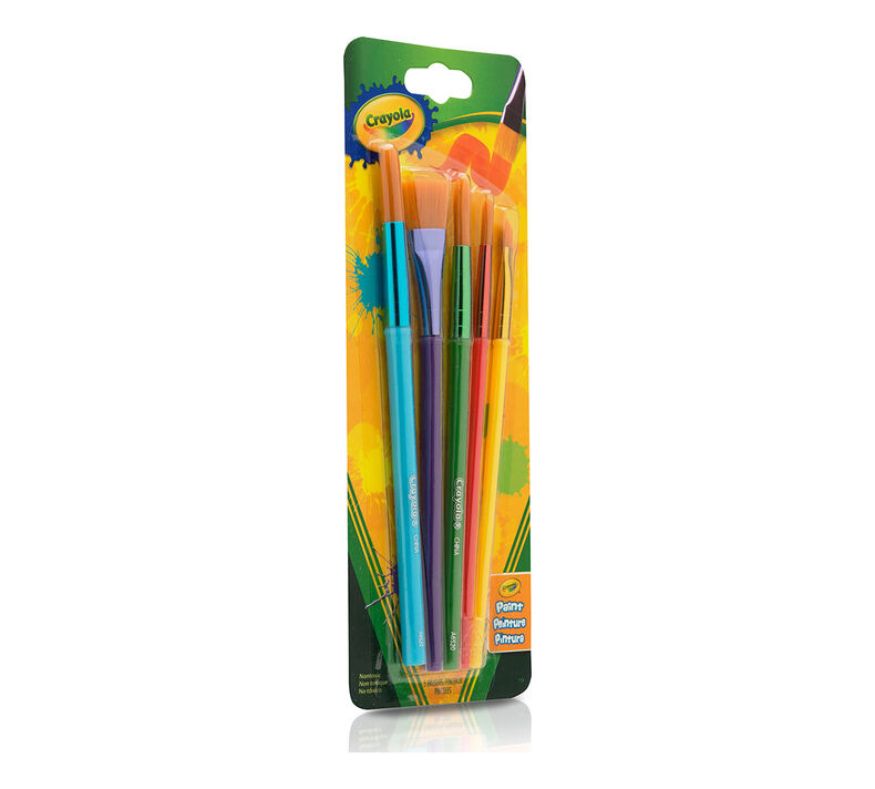 Crayola Brush Pens Painting Supplies, Art Supplies, Paint Set, 5 Count