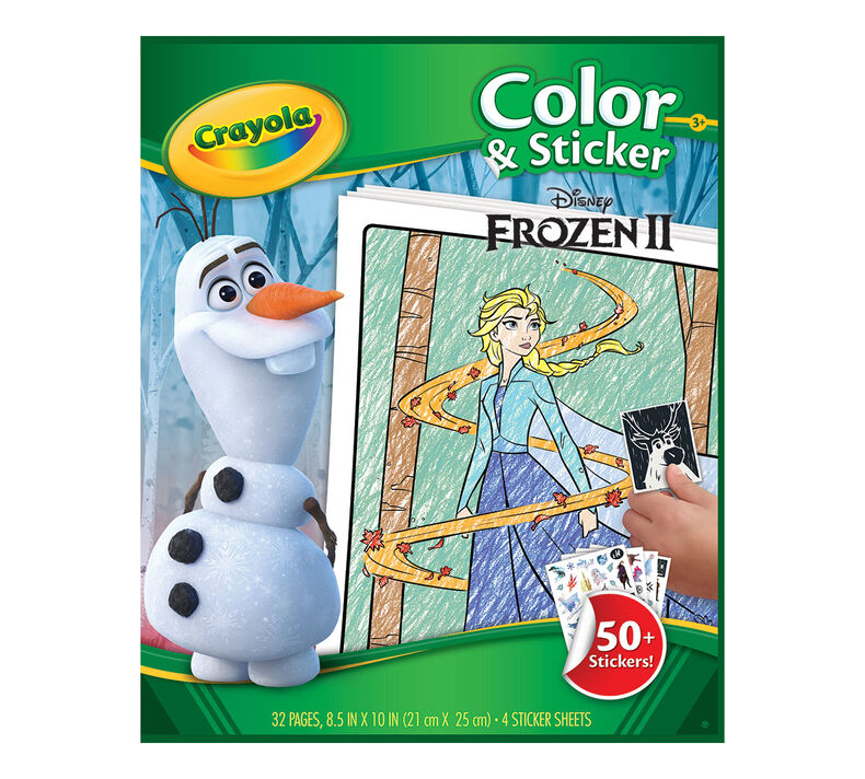 Frozen 2 Color & Sticker Book