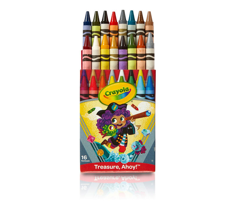 Pirate Crayons, 16 Count