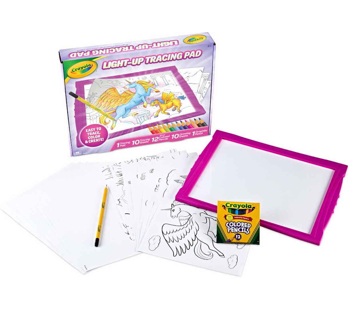 Light-Up Tracing Pad, Pink