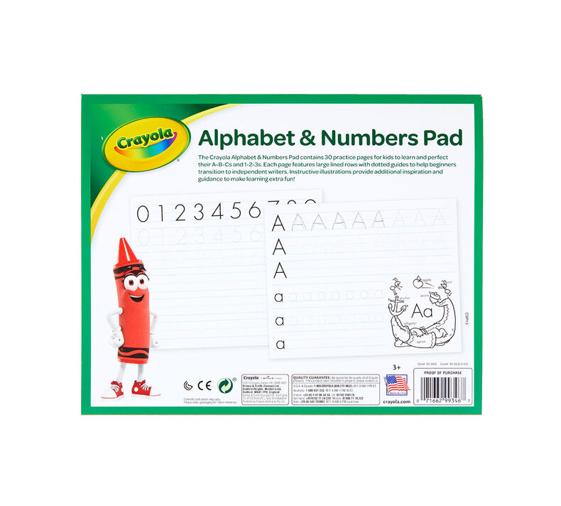 Alphabet and Numbers Pad