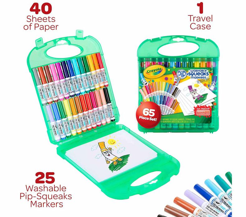 Pip-Squeaks Washable Markers Kit