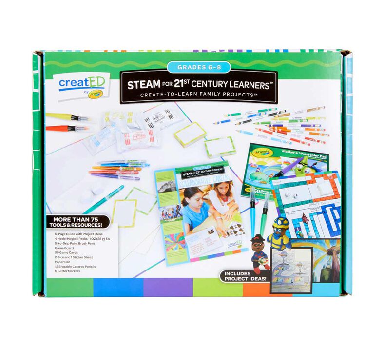 creatED Create-to-Learn STEAM Activity Kit, Grades 6-8