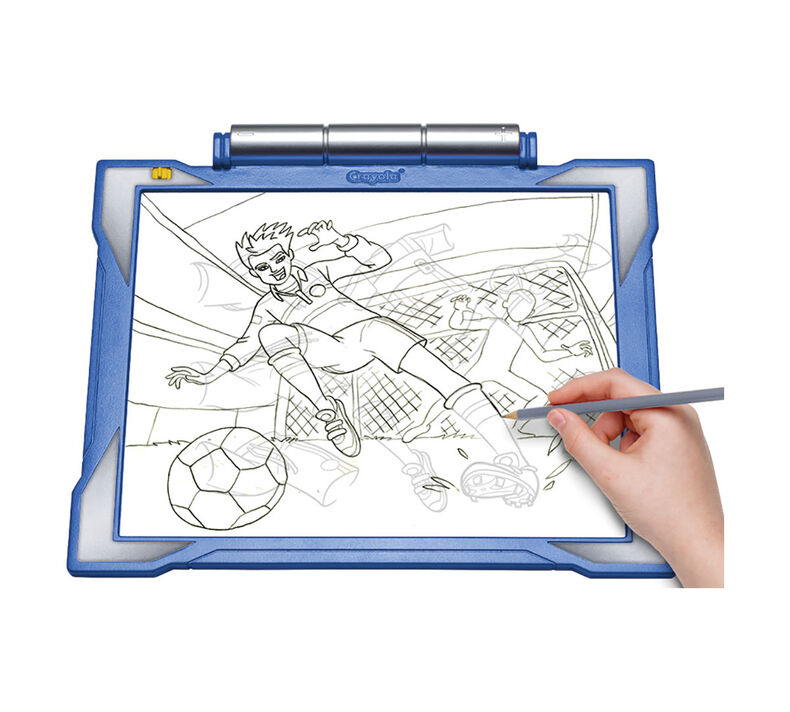  Crayola Light Up Tracing Pad - Blue, Tracing Light Box for Kids,  Drawing Pad, Kids Toys, Gifts for Boys & Girls, Ages 6, 7, 8 : Toys & Games