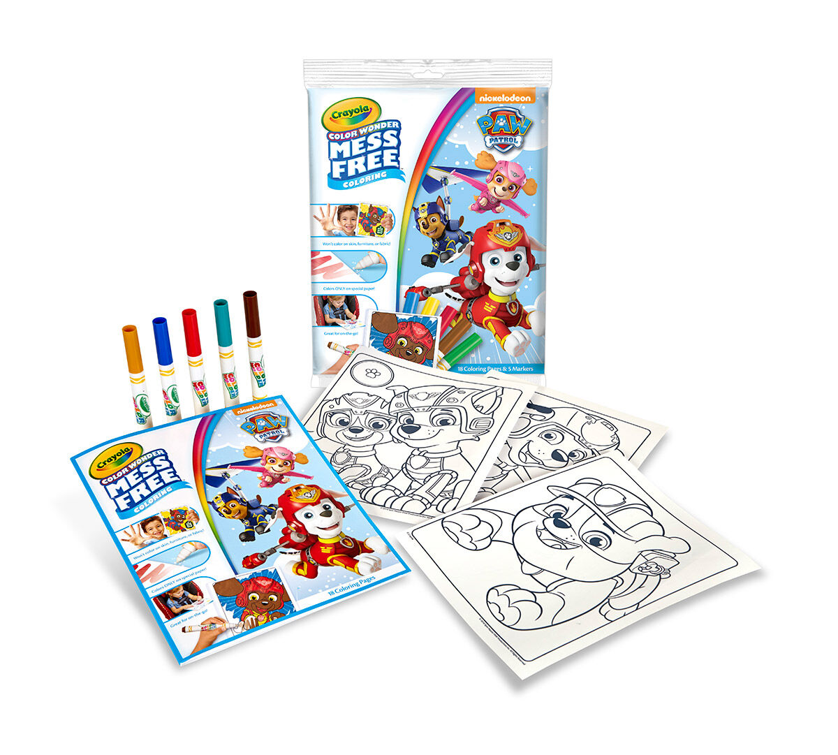 Color Wonder Coloring Pad and Markers, Paw Patrol Color Wonder Coloring Pad and Markers, Paw Patrol