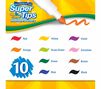 Washable Super Tips Markers, 10 count color swatches. 
