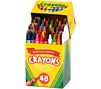 Crayola 48 count Crayons side view open box