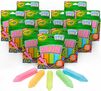 Outdoor Chalk Group Pack, 12 Individual Packages of Special Effects Sidewalk Chalk - Neon 