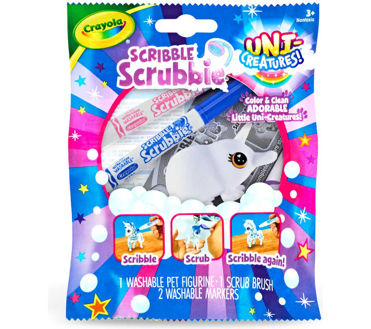 Scribble Scrubbie Uni-Creature, 1 count