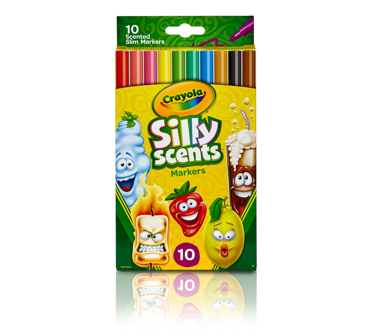 Crayola Silly Scents Markers, 10 count, Scented Art Tools, Assorted