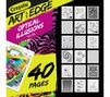 Art with Edge, Optical Illusions Coloring Pages vol 2. 40 pages.