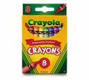 Crayons, 8 Count Front View of Box