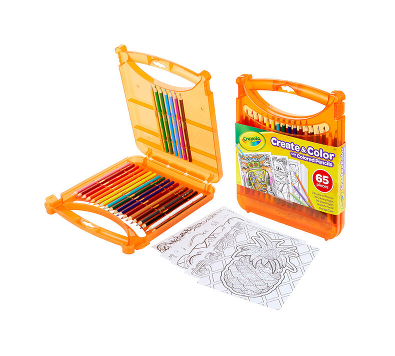 Create and Color with Colored Pencils