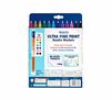 Doodle and Draw Ultra Fine Point Doodle Marker, 12 count back view