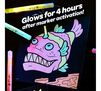 Deep Sea Creatures Glow Fusion Coloring Set. Glows for 4 hours after marker activation!