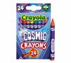 Cosmic Crayons, 24 count, packaging and one crayon standing on end next to box.
