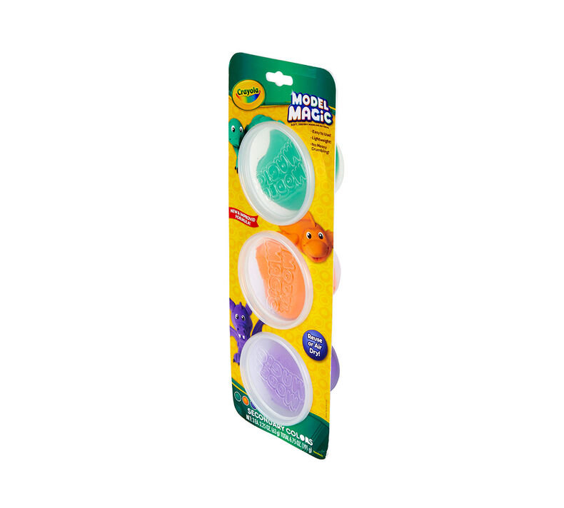 Model Magic Reusable Tubs, Secondary Colors 3 ct.
