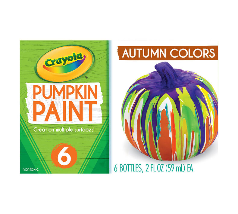 Acrylic Pumpkin Painting Set, Autumn Colors