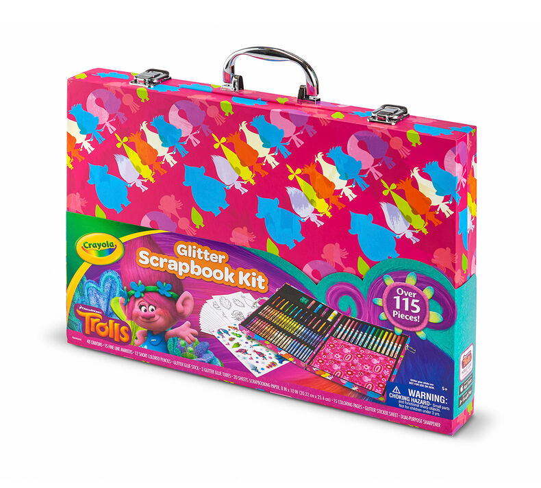 Trolls Glitter Scrapbooking Kit