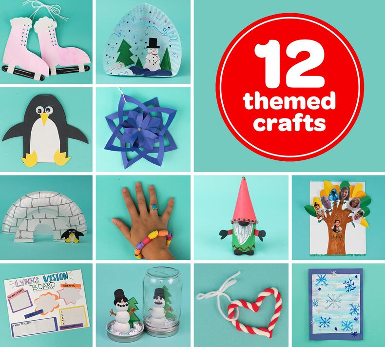Camp Craft Box Winter & Spring Virtual Camp for 1 Kid