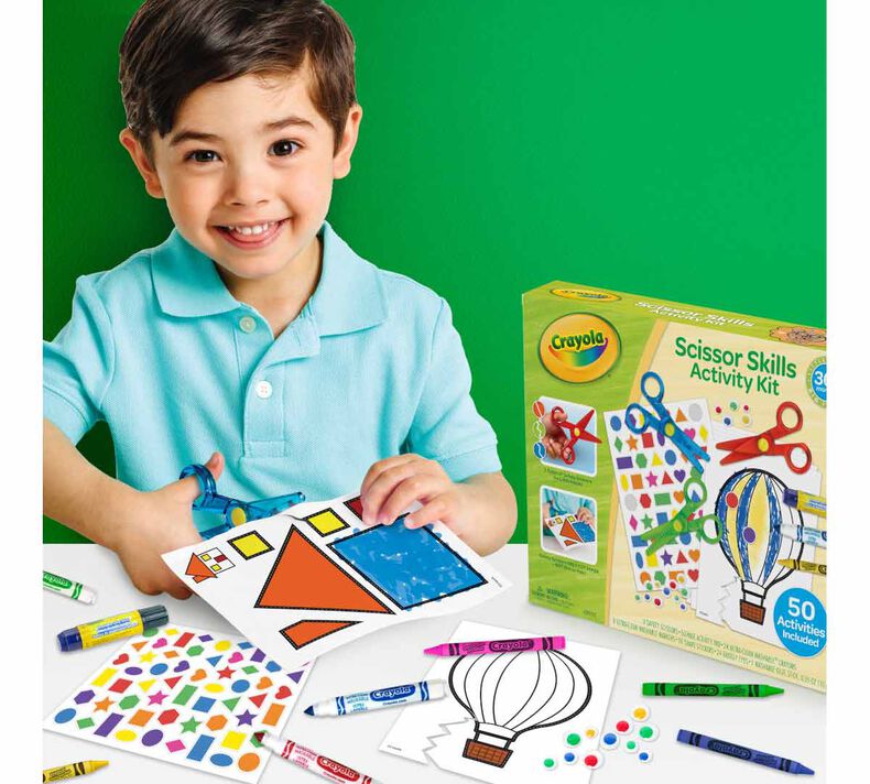 Toddler Scissors Age 3-5 Preschool Scissors Kids Safety Scissors Plastic  Scissors for Art Craft Supplies 4 Pack
