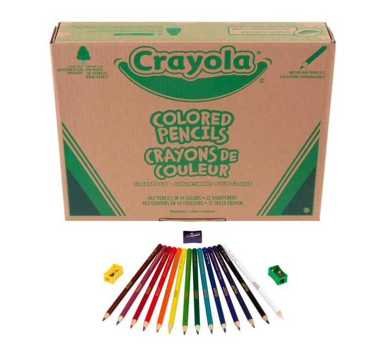 Crayola 462-Piece Class Pack Colored Pencils - 462 / Pack Crayola 462-Piece Class Pack Colored Pencils - 462 / Pack