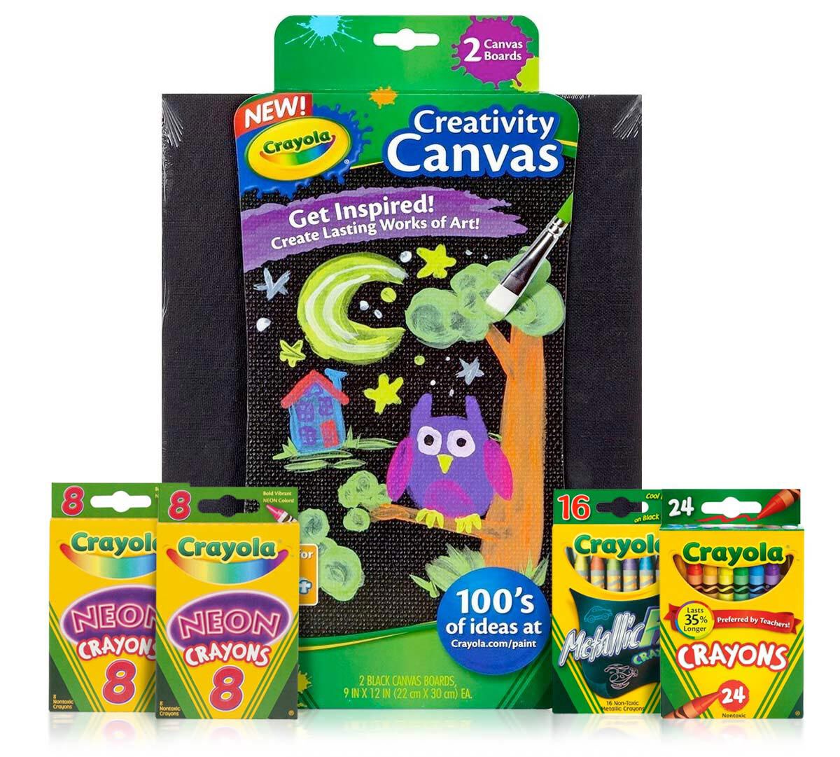 Crayon Melter Refill Kit - Special Effects with Black Canvas Pack
