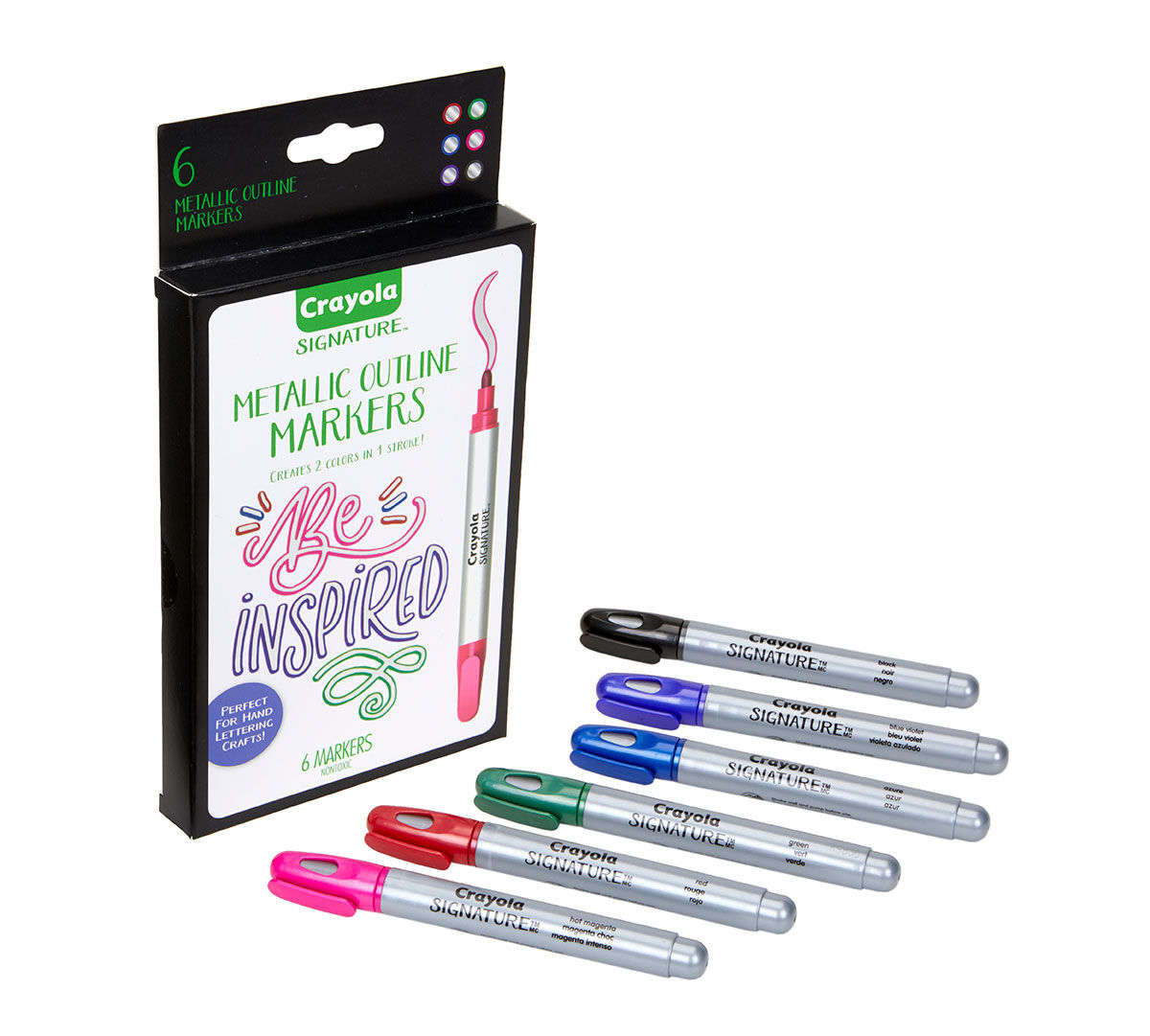 crayola metallic markers