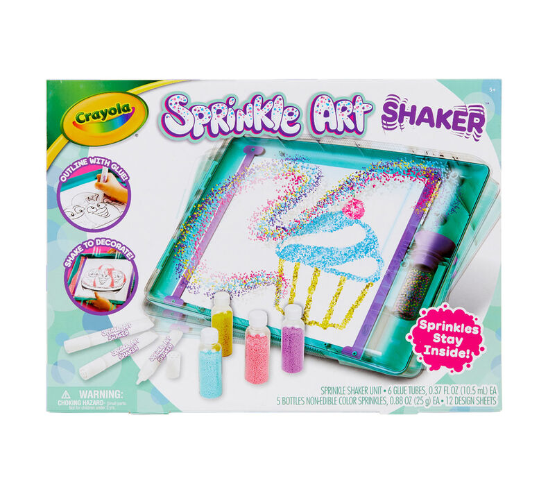 Sprinkle Art Shaker, Rainbow Arts and Crafts, Crayola.com