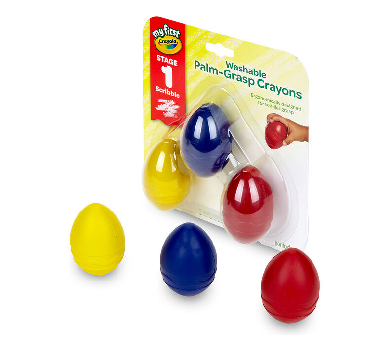 My First Washable Palm Grasp Crayons